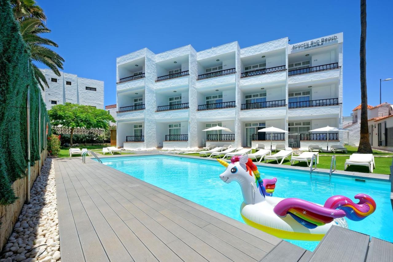 Atlantic Sun Beach - Gay Men Only ปลายา เดล อิงเกลส ภายนอก รูปภาพ
